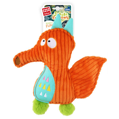 4113 Orman Kaşifi Kurt - Sesli Köpek Oyuncağı - GiGwi