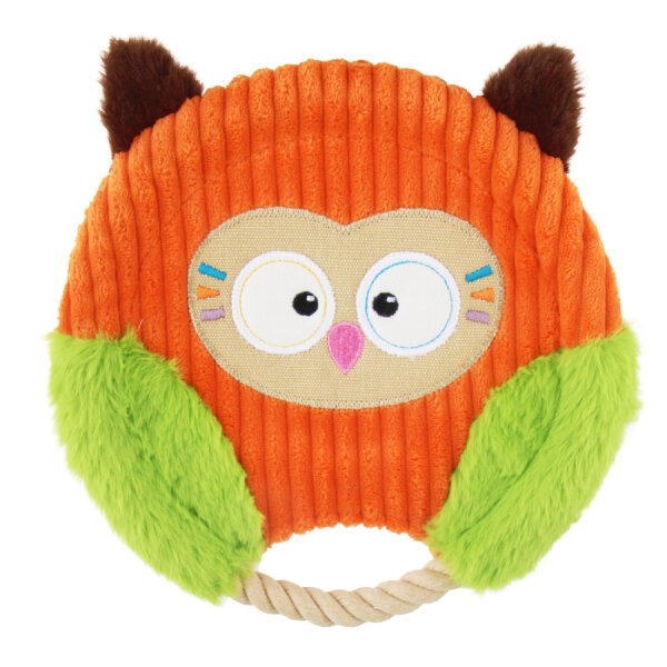 4114 Orman Kaşifi Baykuş – İpli Köpek Oyuncağı - 2