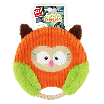 4114 Orman Kaşifi Baykuş – İpli Köpek Oyuncağı - GiGwi