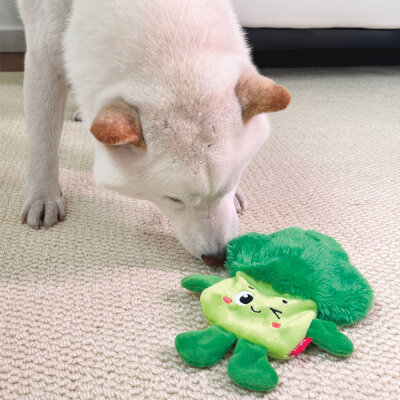 4179 Suppa Puppa Brokoli Sesli Köpek Oyuncağı - 2