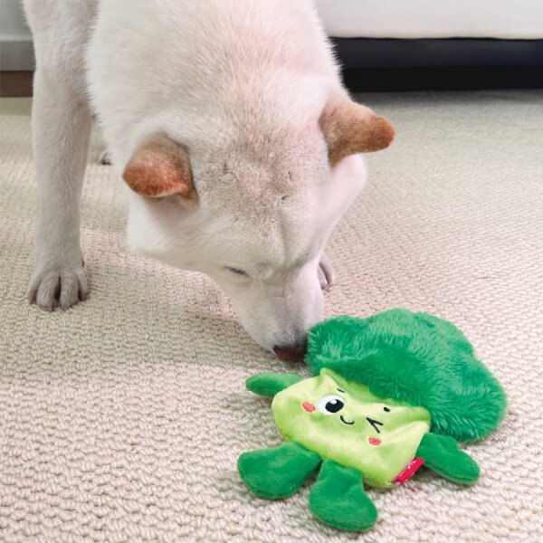 4179 Suppa Puppa Brokoli Sesli Köpek Oyuncağı - 2