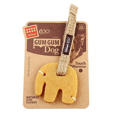 6037 Gum Gum Fil Şekilli Köpek Oyuncağı - 4