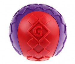 6296 Gigwi Ball Sert Top 6 cm Kırmızı Mor - Thumbnail