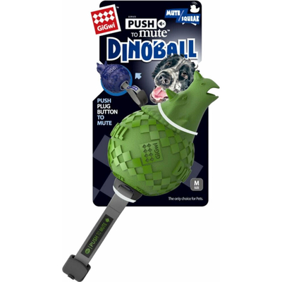 GiGwi - 6460 Dinoball Yeşil Dinazor Sesli Oyuncak