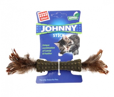 7070 Johnny Stick Catnipli Doğal Kahverengi Çift T