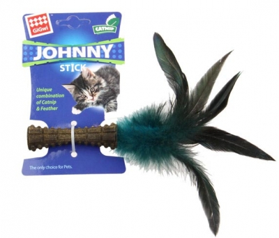7071 Johnny Stick Catnipli Doğal Tüylü Kedi Oyun.
