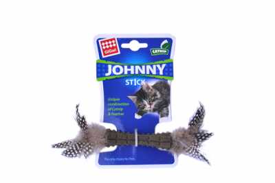 7093 Johnny Stick Catnipli Doğal Yeşil Tek Tüylü