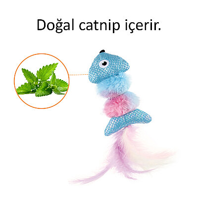 7362 Catch&Scratch Balık Kedi Oyuncağı  - 3