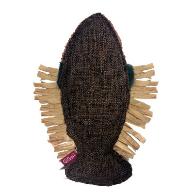 7497 Vahşi İzci Balık – Rafya Kurdeleli Kedi Oyuncağı - 3