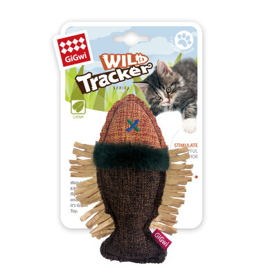 7497 Vahşi İzci Balık – Rafya Kurdeleli Kedi Oyuncağı - GiGwi