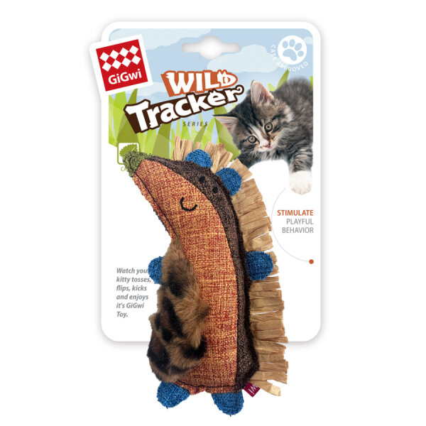 7498 Vahşi İzci Kirpi – Rafya Kurdeleli Kedi Oyuncağı - 1