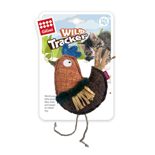 7499 Vahşi İzci Tavuk – Rafya Kurdeleli Kedi Oyuncağı - 1