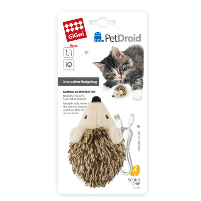 7539 Hareket Sensörlü Etkileşimli Kirpi kedi Oyuncağı - 1