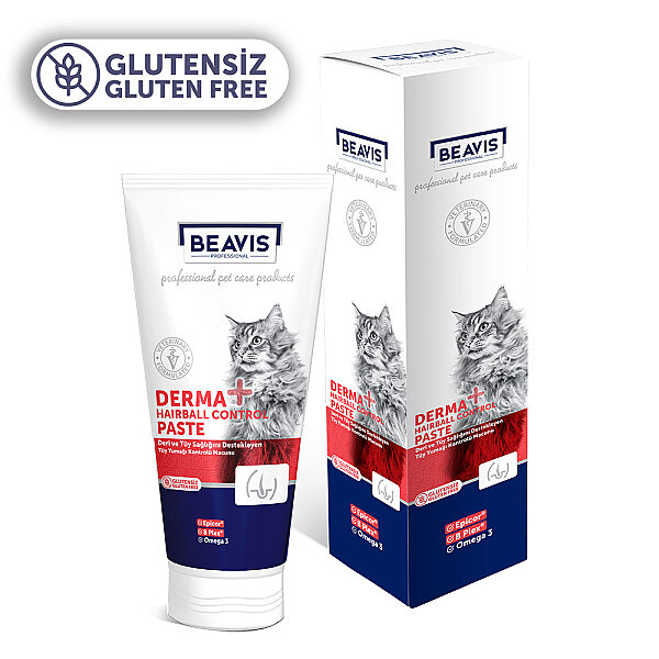 Beavis Derma & Anti Hairball Kedi Malt Paste Glutensiz 75 ml - 6 Adet - 1