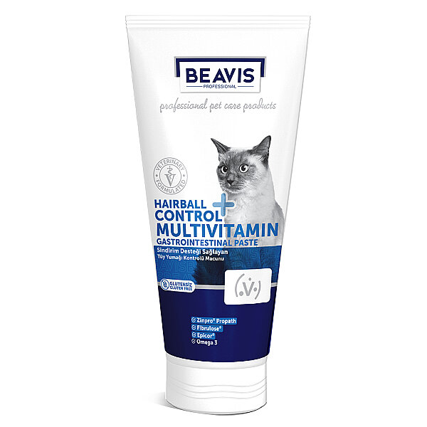 Beavis Hairball & Multivitamin & Gastrointestinal Kedi Macunu 75 ml - 6 Adet - 1