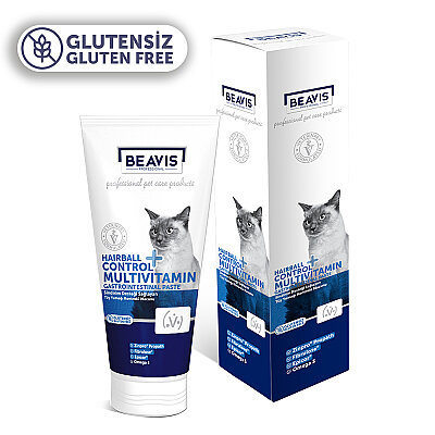 Beavis Hairball & Multivitamin & Gastrointestinal Kedi Malt Paste Glutensiz 75 ml - 6 Adet - Beavis