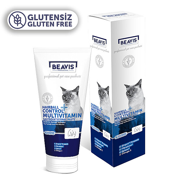 Beavis Hairball & Multivitamin & Gastrointestinal Kedi Malt Paste Glutensiz 75 ml - 6 Adet - 1