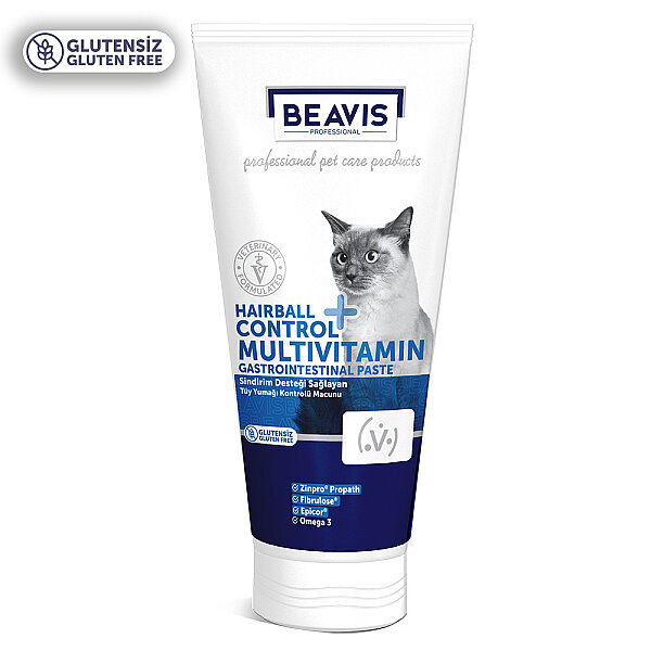 Beavis Hairball & Multivitamin & Gastrointestinal Kedi Malt Paste Glutensiz 75 ml - 6 Adet - 2