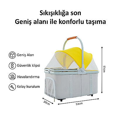 Bndc-105 Pet Arabası Açık Yeşil - 2