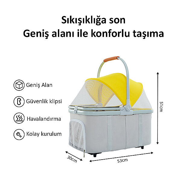 Bndc-105 Pet Arabası Açık Yeşil - 2