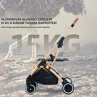 Bndc-106 Lux Pet Arabası Gri - 4