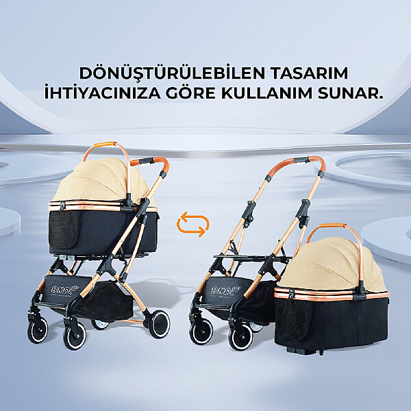 Bndc-106 Lux Pet Arabası Pembe - 3