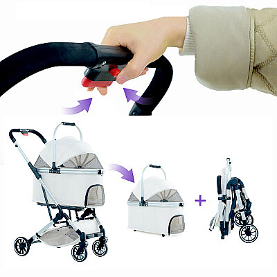 Bndc-113 Pet Arabası Siyah - 4