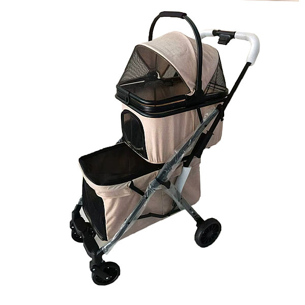 Bndc-201 Pet Arabası 2 Katlı Haki - 1