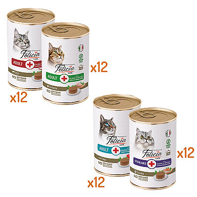 Felicia 400 gr Kedi Konservesi Kamp. _ 4 Koli - Felicia