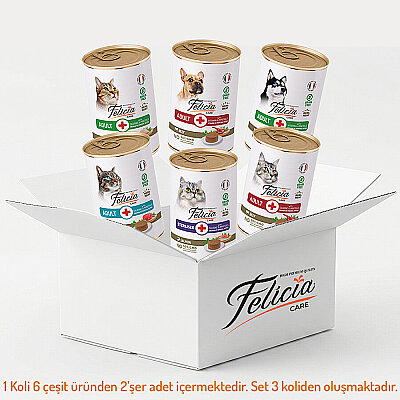Felicia 400 gr Mix Konserve Kamp. _ 3 Koli - Felicia