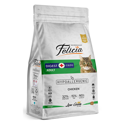 Felicia - Felicia 400g Yetişkin Tavuklu Az Tahıllı 12 Adet