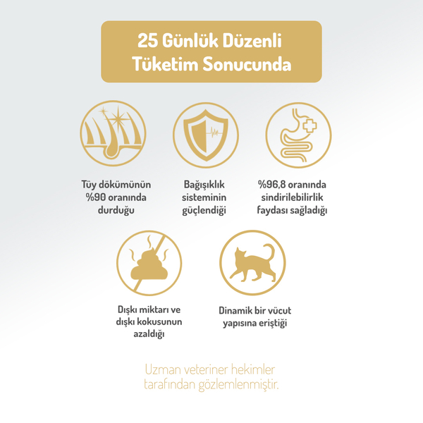 Felicia 12 Kg Kolajenli Tavuklu Az Tahıllı Kısırlaştırılmış Kedi Maması HypoAllergenic Kedi Maması - 5