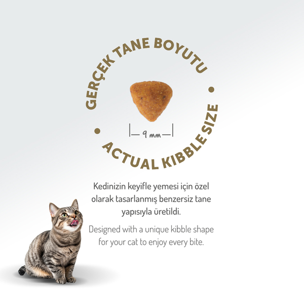 Felicia 12 Kg Kolajenli Tavuklu Az Tahıllı Kısırlaştırılmış Kedi Maması HypoAllergenic Kedi Maması - 7