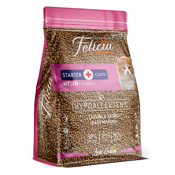 Felicia Az Tahıllı 12 X 1 Kg Yavru Tavuklu HypoAllergenic Kedi Maması