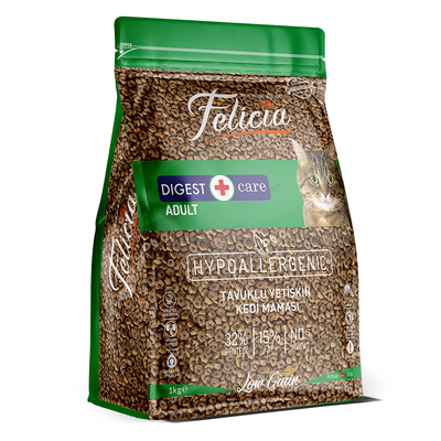 Felicia - Felicia Az Tahıllı 12 X 1 Kg Yetişkin Tavuklu HypoAllergenic Kedi Maması