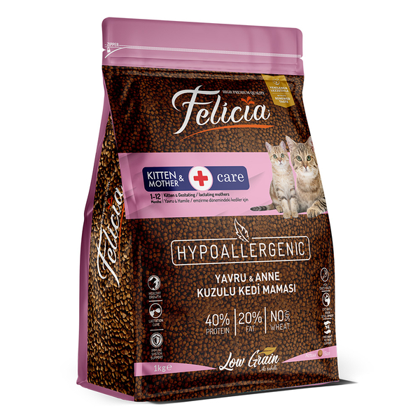 Felicia Az Tahıllı 5 x 1 Kg Yavru Kuzulu HypoAllergenic Kedi Maması