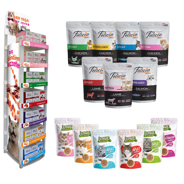 Felicia + Jungle Pouch Standlı Set - KASIM - 1