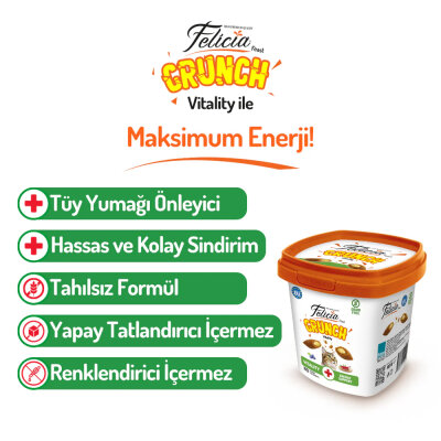 Felicia Vitality Kedi Crunch Ödül Maması 100g - 6 Adet - 2