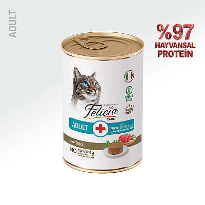 Felicia Yetişkin Tahılsız Ton Balıklı Kedi Konserve 400g - 12 Adet - Felicia