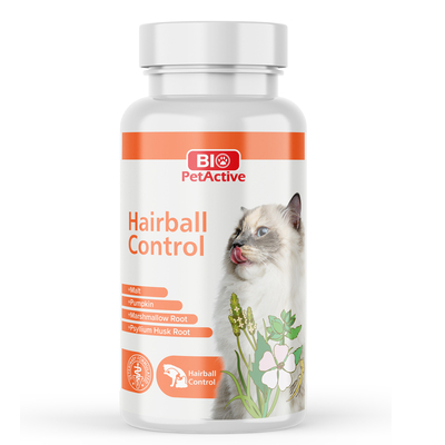Bio PetActive - Hairball Control - Kedi Tüy Yumağı Önleyici Tablet 90 Tablet 45 gr.