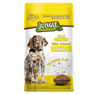 Jungle - Jungle 15 kg Tavuklu Yetişkin Köpek Maması