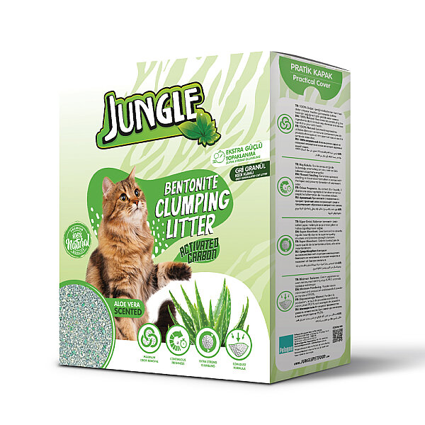 Jungle 6 Lt Karbonlu Grey (Aloe Vera) 3'lü Kum. - 1
