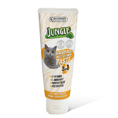Jungle Cat Anti-Hairball & Multivitamin Kedi Macunu 75 ml - 6 Adet - 2