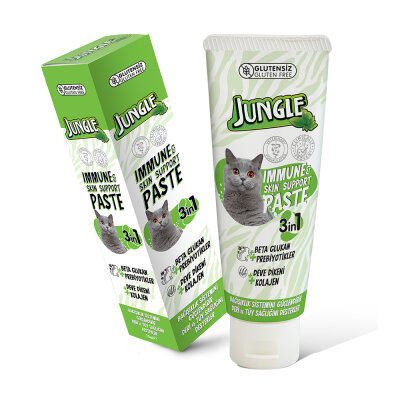 Jungle Cat Immune & Skin Support Kedi Macunu 75 ml - 6 Adet - Jungle