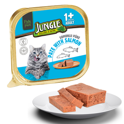Jungle - Jungle Kedi 100g 32'li Balıklı Ezme/Pate Mama