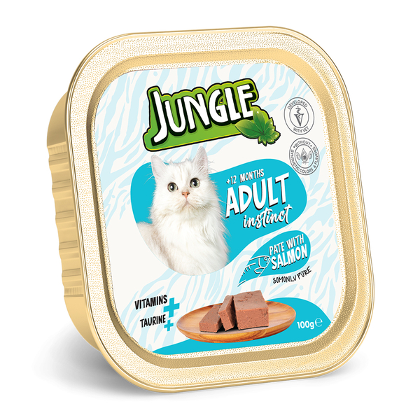 Jungle Kedi 100g 32'li Balıklı Ezme/Pate Mama - 2