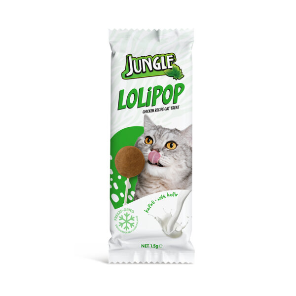 Jungle Kedi Lolipop Kefirli *1,5g *12'li - 1