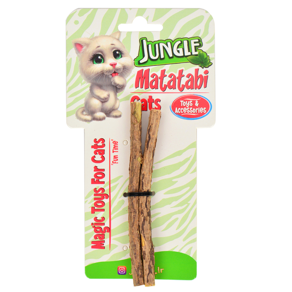 Jungle Matatabi Cats Stick 2'li Medium 6 Adet