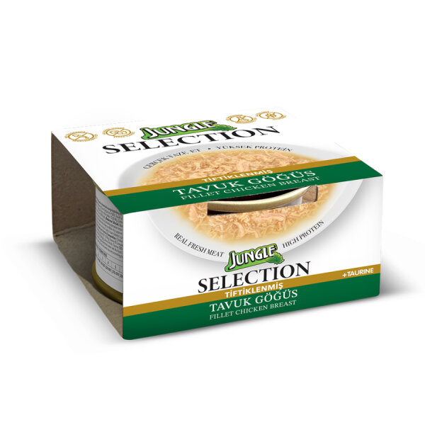 Jungle Selection 70 g Tavuklu Kedi Yaş Mama 12 Adet - 2