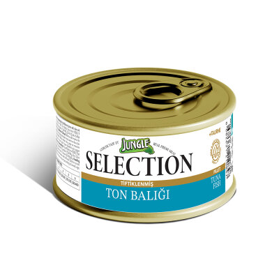 Jungle Selection 70 g Ton Balıklı Kedi Yaş Mama 12 Adet - 1